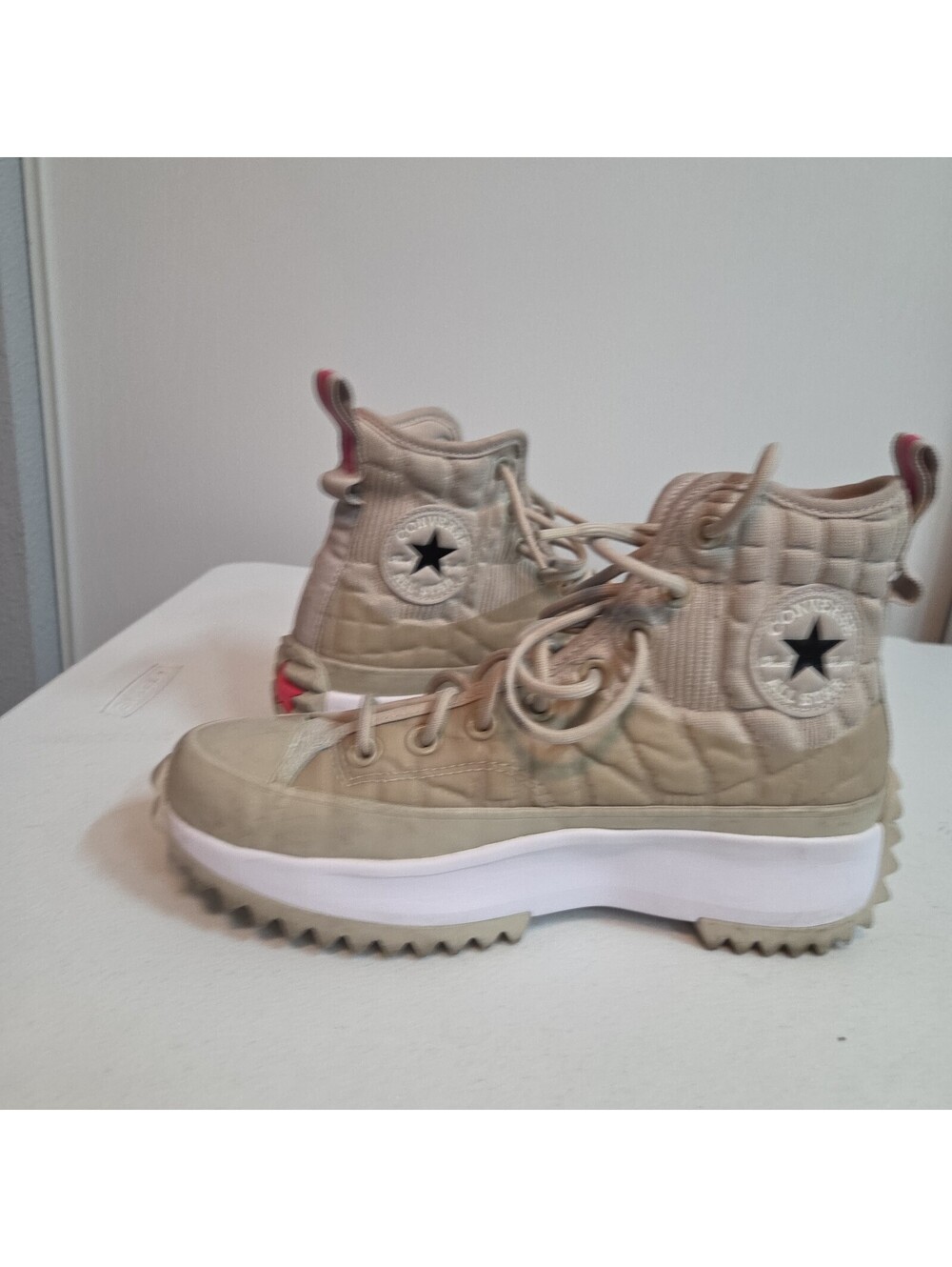 unisex Converse Run Star Hike Platform Ivory size M7.5/W9 - Picture 5 of 13